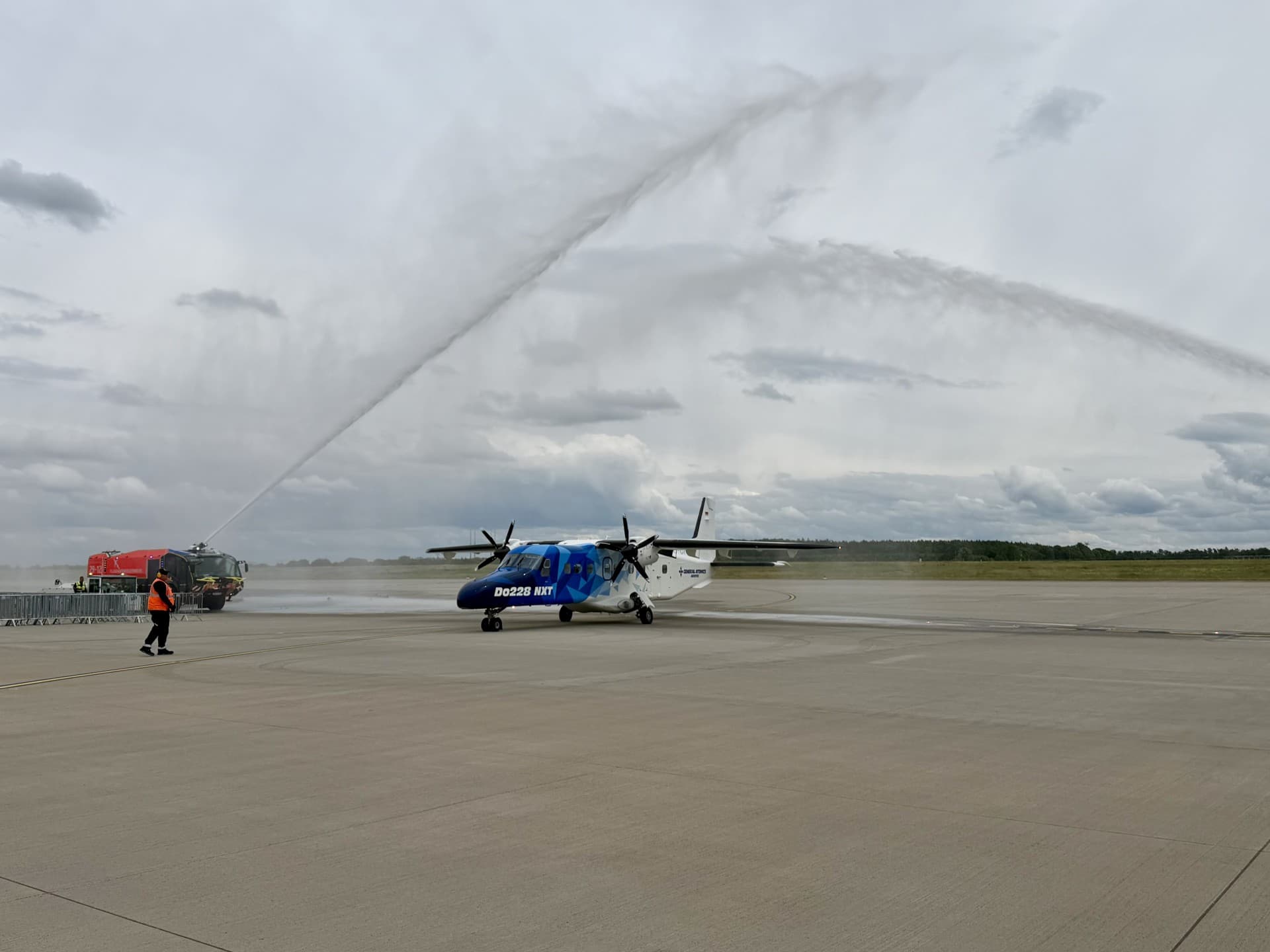Do228 NXT Received Its Official Water Salute at ILA Berlin 2026